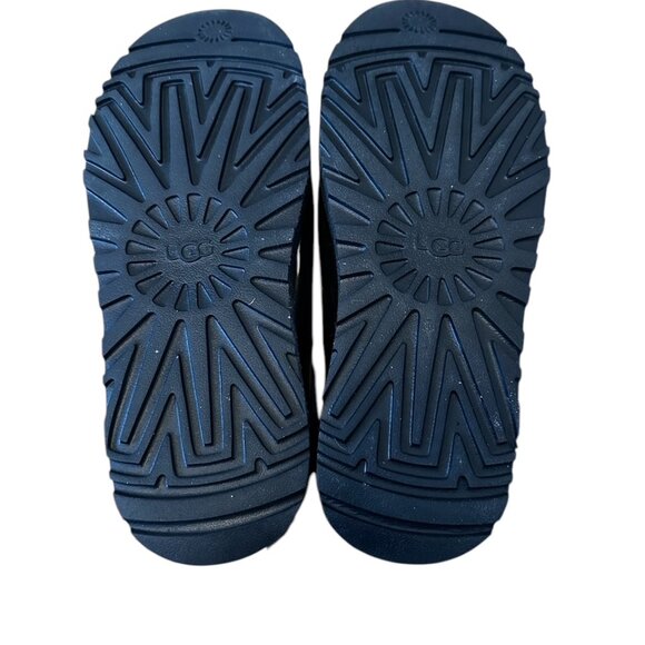 UGG Classic Clear Mini Boot - Black - Sheepskin Lined - Size 7 - Picture 8 of 9